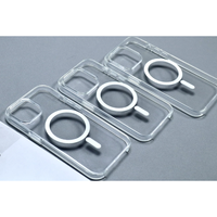 Coques de Téléphone Magnétiques Transparentes JOYPORODO C012 en Gros pour iPhone 15 Pro Max, Étui Transparent Fundas Para Celulares pour iPhone 12 13 14 16 17