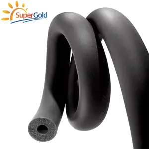 SuperGold Thermal Insulated Materials Waterproof Rubber Foam Hose for Air Conditioning Tube