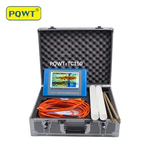 PQWT TC150 detector de agua subterránea equipo geofísico máquina de detección de agua subterránea de trazado automático