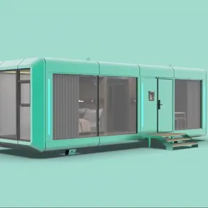 Modern design High quality prefabricated living removable luxury pods Modular container Apple Cabin