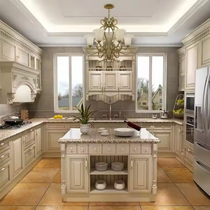 American <span class=keywords><strong>Standard</strong></span> <span class=keywords><strong>dimensioni</strong></span> RTA armadio da <span class=keywords><strong>cucina</strong></span> di lusso personalizzato bianco Set in legno massello in acciaio inox lavello per appartamenti opzione per cucine