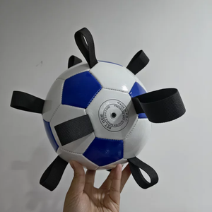 Juguete masticable ecológico personalizado para perros, juguete masticable con forma de balón de fútbol adecuado para masticadores agresivos, juguete interactivo duradero para mascotas. - Product Image 6