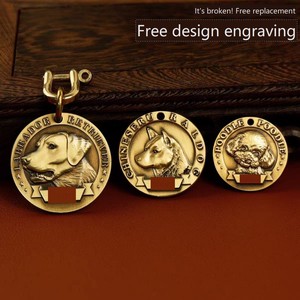 छोटे पशु सुरक्षा पहचान के लिए रेशम स्क्रीन प्रिंटिंग के साथ थोक अनुकूलन योग्य टिकाऊ धातु पालतू - Product Image 5