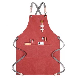 <span class=keywords><strong>Tablier</strong></span> à dos croisé en cuir pour hommes, plusieurs couleurs, idéal pour la cuisine et le <span class=keywords><strong>boulangerie</strong></span>, avec logo <span class=keywords><strong>personnalisé</strong></span> - Product Image 3