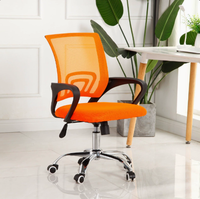 Chaise de bureau moderne en maille de haute qualité, pivotante, pour la maison, l'école, l'hôpital ou le salon, avec fonction de réglage en hauteur