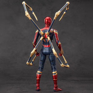 Zd Toys Originale Autentico <span class=keywords><strong>Spider</strong></span>-<span class=keywords><strong>Man</strong></span> Marvel Avengers <span class=keywords><strong>3</strong></span> Iron <span class=keywords><strong>Spider</strong></span>-<span class=keywords><strong>Man</strong></span> 2.0 1/10 Action Figure con Articolazioni Mobili 18cm 7 Pollici - Product Image 4