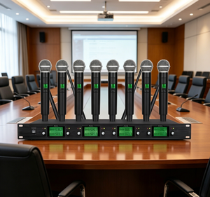 Wholesale Factory Direct 8 In 1 <b>Wireless</b> <b>Microphone</b>, Eight Handheld Dynamic Mics Receiver Set For KTV Live Performance - Product Image 4