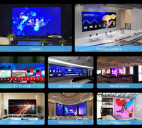 Écran LED COB haute résolution personnalisé 8K HDR10+ Petit pas de pixel P0.78/P0.93/1.2/1.56mm Mur vidéo Publicité intérieure 600CD