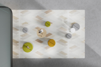 Sofa de bureau modulaire multi-tailles avec pouf ottoman rond pour hall d'accueil, réception et projets commerciaux