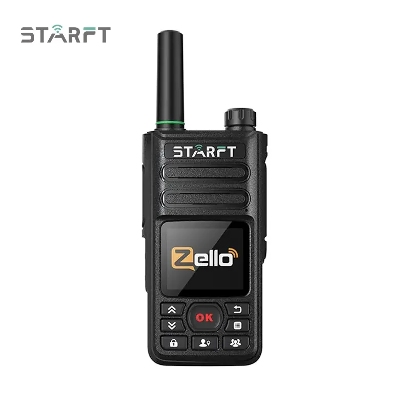 Starft 5000km แพลตฟอร์ม zello Android 4G WIFI Bluetooth GSM poc walkie talkie P5