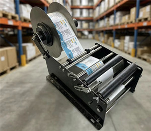 Industrial <b>Small</b> Desktop Manual <b>Bottle</b> Labeling Machine Round Glass <b>Plastic</b> <b>Bottle</b> Sticker Applicator - Product Image 4