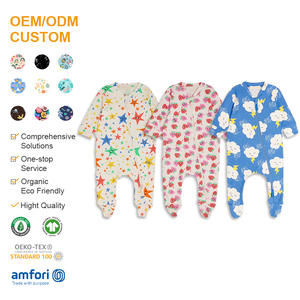 Combinaison bébé en coton biologique Jersey, pyjama pour nouveau-né, pyjama bébé personnalisé, fermeture éclair bidirectionnelle écologique, combinaison bébé, vêtements pour nourrissons - Product Image 1