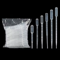 Gouttes en plastique jetables de laboratoire 3ml Pipette Pasteur de transfert 1ml 2ml 3ml 5ml 10ml