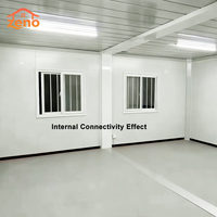 ZENO Préfabriqué Potable Pliable Modulaire Mobile Conteneur Bureau Personnalisé Pliant Conteneur Centre Commercial Petite Maison