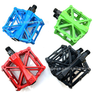 Pédales de vélo de montagne en aluminium de type X avec roulements à billes, noir, rouge, vert, bleu, durables - Product Image 1