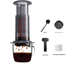 <span class=keywords><strong>Machine</strong></span> à café manuelle <span class=keywords><strong>portable</strong></span> pour le voyage et l'extérieur, cafetière à expresso française à pression d'air - Product Image 1