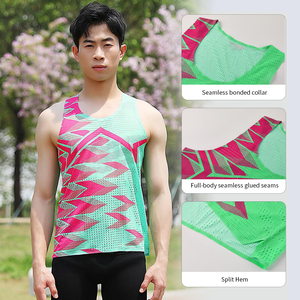 Camiseta Deportiva sin Mangas de Secado Rápido para Hombre, Ligera, Transpirable, para Maratón, Entrenamiento, Carreras - Product Image 1