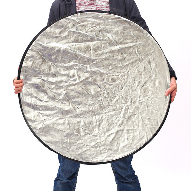 E-Reise 5 in 1 Portable Collapsible Light Round Photography Reflector for Studio Multi Photo Disc