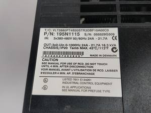 Plc 195n19vlt2800 183kVA TC VLT2880PT4B20STR3DBF programlama kontrolörü - Product Image 2