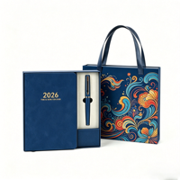 Ensemble stylo et carnet 2-en-1 personnalisable de haute qualité avec couverture en cuir – Cadeau d'entreprise pour promotions ou remise de diplôme