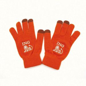 Gants d'hiver tricotés personnalisés en gros avec compatibilité écran tactile pour cadeaux d'affaires et promotionnels - Product Image 4