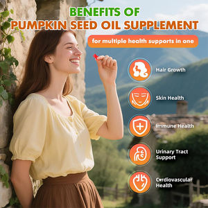 Permen Kunyah Minyak Biji Labu Rasa Raspberry dengan <span class=keywords><strong>Saw</strong></span> <span class=keywords><strong>Palmetto</strong></span>, Suplemen Minyak Biji Labu Organik untuk Pertumbuhan Rambut & Kesehatan Kulit - Product Image 6