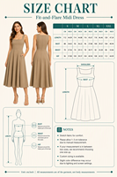 Robe midi évasée à col rond et manches courtes 240 GSM pour femme, idéale pour le bureau et les occasions professionnelles, opaque, personnalisable avec logo OEM, vente en gros