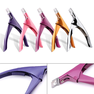 Coupe-<span class=keywords><strong>ongles</strong></span> en acrylique professionnel en acier inoxydable, coupe-<span class=keywords><strong>ongles</strong></span> artificiels, outil de coupe-<span class=keywords><strong>ongles</strong></span> multicolores pour salon de manucure - Product Image 4