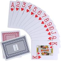 Nouveau design impression couleur PVC poker cartes à jouer jeu en plastique étanche PVC feuille d'or feuille d'argent carte
