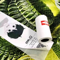 Unifon-rollos de papel autoadhesivo térmico LXF, rollo de etiquetas de código de barras cebra, 57x30mm, 100x150mm