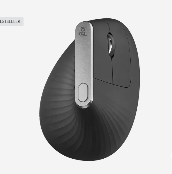Logitech Wireless Mouse MX Vertical Ergonomic LIFT Vertical Mouse Daily Home Office Computer Mouse Black