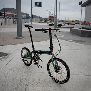 Vélo de route pliable en alliage <span class=keywords><strong>SL</strong></span>-AFB2029-8S 20 pouces, vélo de ville avec fourche en acier et aluminium, pédale ordinaire, frein à disque, vente flash - Product Image 2