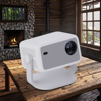 JUNUO L018 Projecteur de cinéma maison Full Hd Mini projecteur intelligent Android 13 Projecteur extérieur portable Projecteur de voyage 4K