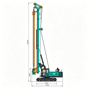 Machine <span class=keywords><strong>de</strong></span> forage rotative SUNWARD pour pieutiers, moteur Cummins, puissance 194 kW, couple 168 N.m, machine professionnelle <span class=keywords><strong>de</strong></span> forage <span class=keywords><strong>de</strong></span> fondations - Product Image 3