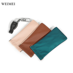 WEIMEI Custom Cheap Ring Plastic <b>Envelop</b> Flap Canvas Black Velvet Microfiber Jewelry Pouch Box and Pouch <b>White</b> With Logo Custom - Product Image 4
