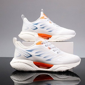Nouvelles Chaussures de Sport Décontractées Blanches à Lacets pour Hommes, Respirantes en Maille, Idéales pour la Marche Quotidienne – Collection Automne-Été (Vente en Gros) - Product Image 2