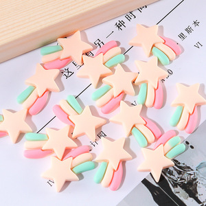 เรซิ่นสตาร์เรนโบว์อุปกรณ์งานฝีมือ DIY สำหรับเคสโทรศัพท์ ของตกแต่งทำมือ - Product Image 2