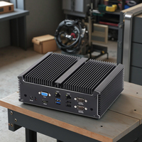 Mini PC Industrial Sin Ventilador, Intel Core I5/i7, Carcasa Resistente de Aluminio, Windows 11, Almacenamiento SSD, 2LAN, IoT, Certificado CE