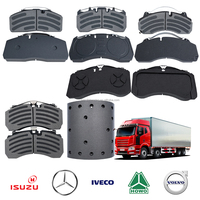 Set Kampas Rem 1982826 1506518 01906439 0004211810 2325213 4.90930 untuk Truk Eropa DAF IVECO MAN Mercedes-Benz SCANIA