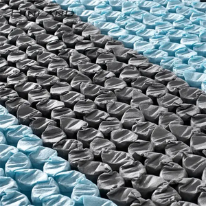 Colchón de cama del Reino Unido ignífugo Euro Top Queen King Size tela espuma viscoelástica Hotel Roll up Bonnell colchones de muelles en una caja - Product Image 5