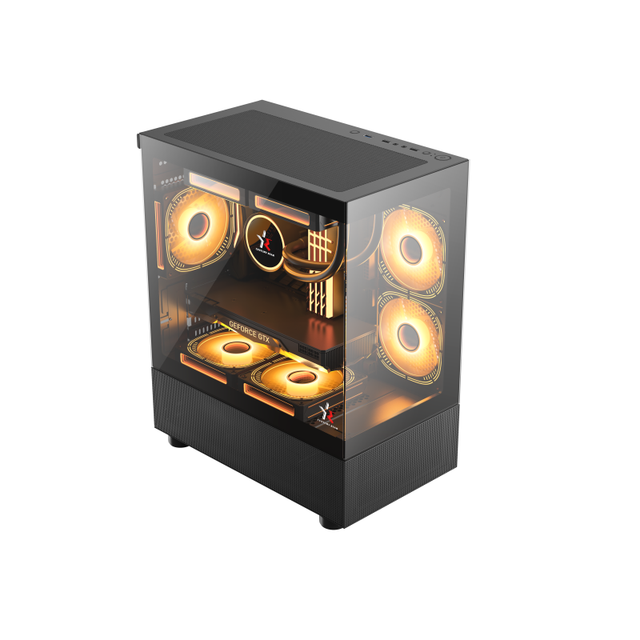 High Quality MATX Slim Gaming PC Case Sea View Design with USB3.0 OEM PC Cabinet
