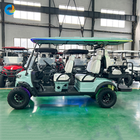 Voiturette de golf électrique 4 roues Robetaa pour 6 passagers, buggy de chasse, nouvelle voiturette de club, à vendre
