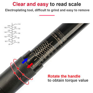 1/4 1/2 3/8 Inch 5-210Nm CRV Autoreparatie Ringsleutel Klikratel Momentsleutel - Product Image 3