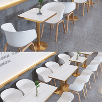 Ensemble de meubles de restaurant de luxe moderne, tables et chaises, meubles de restaurant, hôtel, appartement, chaises, tables, métal, bois