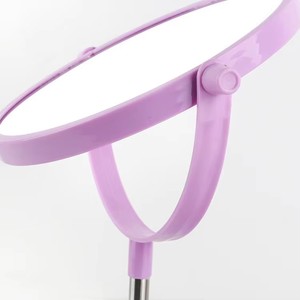 <span class=keywords><strong>Espejo</strong></span> Cosmético Profesional Personalizado de Plástico con Aumento, Doble Cara, Rotación Libre de 360 Grados, de Sobremesa - Product Image 6