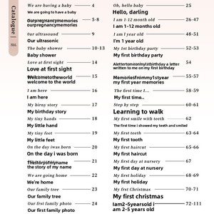 <span class=keywords><strong>Carnet</strong></span> <span class=keywords><strong>de</strong></span> suivi <span class=keywords><strong>de</strong></span> croissance pour bébé B5 - Journal et livre <span class=keywords><strong>de</strong></span> souvenirs personnalisés en tissu rigide avec reliure à cheval et impression <span class=keywords><strong>de</strong></span> logo en feuille d'aluminium - Cadeau - Product Image 2