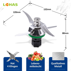 Cuchilla eléctrica de acero inoxidable para Bimby <span class=keywords><strong>Vorwerk</strong></span> The-rmomix <span class=keywords><strong>TM5</strong></span> TM6, accesorio de piezas de procesador de alimentos - Product Image 2