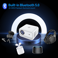 CY900 projecteur intelligent 550ANSI Lumens 1080P LCD grand écran Android 9.0 système mise au point automatique Portable pour bureau à domicile