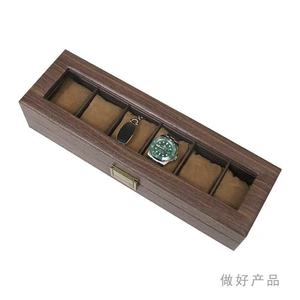 Display Storage Box New Design Wood Watch Box Perfect Quality With 6 Slot Desktop Organizer Crafts Acacia Watches Storage Box - Product Image 2