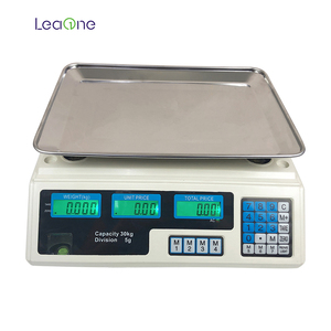 Leaone nhà bếp điện tử giá tính toán quy mô 30kg 40kg LED/LCD đèn nền 110V/220V quy mô nền tảng - Product Image 2